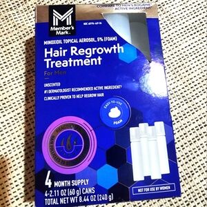 Sam's club members mark hair regrowth for men